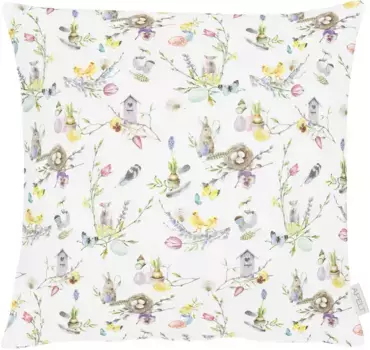 АПЕЛЬТ декоративная подушка "6445", чехол без наполнения, 1 шт APELT 49х49 см, цвет bunt/wei + bedruckt