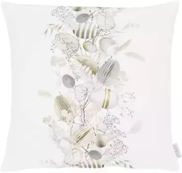 АПЕЛЬТ декоративная подушка "6500", чехол с наполнителем, 1 шт APELT 45х45 см, цвет natur + gemustert