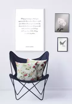 АПЕЛЬТ декоративная подушка "6527", чехол с наполнителем, 1 шт APELT 48х48 см, синий/розовый