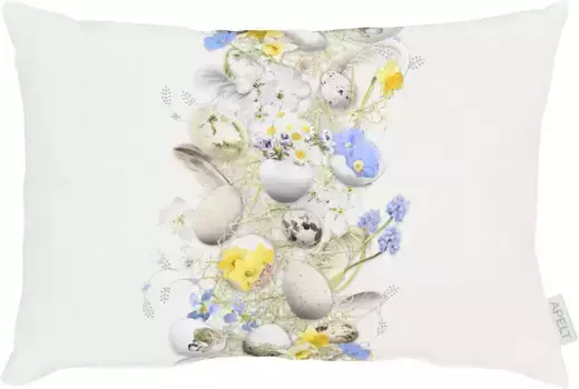 АПЕЛЬТ декоративная подушка "6810" APELT 45х45 см, цвет gelb, natur + bedruckt