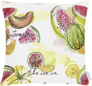 АПЕЛЬТ декоративная подушка "7187", чехол с наполнителем, 1 шт APELT 39х39 см, цвет bunt + gemustert