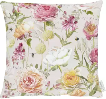 АПЕЛЬТ декоративная подушка "7701", чехол с наполнителем, 1 шт APELT 48х48 см, цвет natur/bunt + gemustert