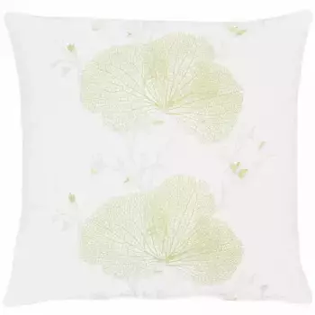 АПЕЛЬТ декоративная подушка "7903 Лофт Мета", чехол без наполнения, 1 шт APELT 46х46 см, белый/зеленый