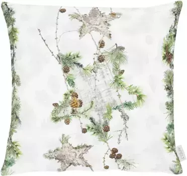 АПЕЛЬТ декоративная подушка "9531", чехол без наполнения, 1 шт APELT 49х49 см, красный/зеленый/белый