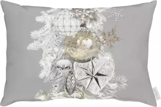 АПЕЛЬТ декоративная подушка "9599", чехол с наполнителем, 1 шт APELT 48х48 см, серый