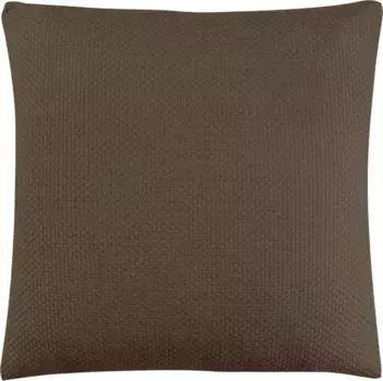 АПЕЛЬТ декоративная подушка "АНКОНА", чехол без наполнения, 1 шт APELT 46х46 см, коричневый