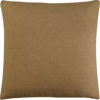 АПЕЛЬТ декоративная подушка "АНКОНА", чехол на подушку с наполнителем, 1 шт APELT 69х69 см, бежевый