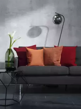 АПЕЛЬТ декоративная подушка "Ареццо", чехол без наполнения, 1 шт APELT 70х70 см, красный