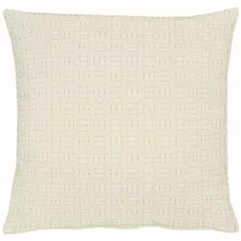 АПЕЛЬТ декоративная подушка "Девон", чехол с наполнителем, 1 шт APELT 39х39 см, цвет natur + gemustert