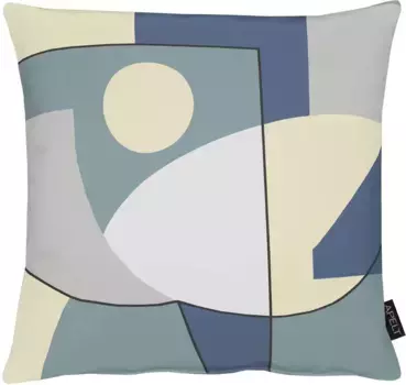 АПЕЛЬТ декоративная подушка "Фрэнсис", чехол с наполнителем, 1 шт APELT 45х45 см, синий