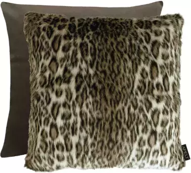 АПЕЛЬТ декоративная подушка "Люк", двусторонний чехол без наполнения, 1 шт APELT 66х66 см, коричневый