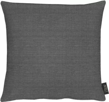 АПЕЛЬТ декоративная подушка "Lumos", чехол с наполнителем, 1 шт APELT 48х48 см, цвет anthrazit + unifarben-gemustert