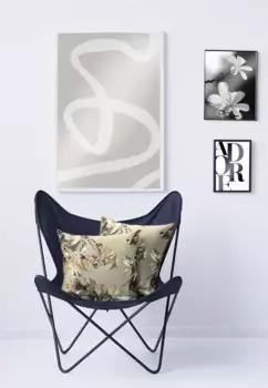 АПЕЛЬТ декоративная подушка "Магали", двусторонний чехол без наполнения, 1 шт APELT 45х45 см, бежевый