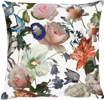 АПЕЛЬТ декоративная подушка "Мериан", чехол на подушку с наполнителем, 1 шт APELT 39х39 см, белый