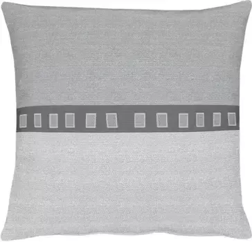 АПЕЛЬТ декоративная подушка "Милан", чехол на подушку с наполнителем, 1 шт APELT 48х48 см, серый