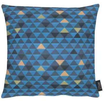 АПЕЛЬТ декоративная подушка "Микс", чехол на подушку без наполнения, 1 шт APELT 40х40 см, синий