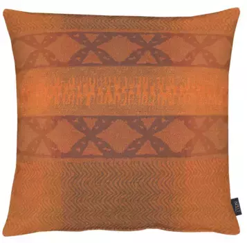 АПЕЛЬТ декоративная подушка "Охотник", чехол без наполнения, 1 шт APELT 49х49 см, оранжевый