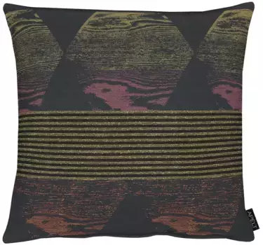 АПЕЛЬТ декоративная подушка "Рензо", чехол на подушку с наполнителем, 1 шт APELT 48х48 см, синий