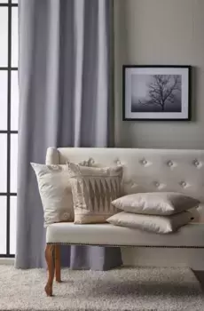 АПЕЛЬТ декоративная подушка "Сальто", чехол на подушку с наполнителем, 1 шт APELT 48х48 см, цвет sand + Kreis