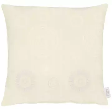 АПЕЛЬТ декоративная подушка "Сальто", чехол на подушку с наполнителем, 1 шт APELT 48х48 см, цвет creme + Kreis