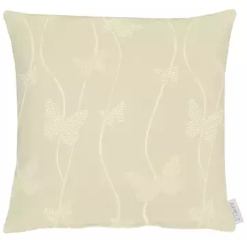 АПЕЛЬТ декоративная подушка "Солнышко", чехол без наполнения, 1 шт APELT 49х49 см, цвет natur + gemustert