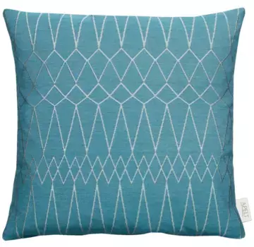 АПЕЛЬТ декоративная подушка "Театро", чехол на подушку с наполнителем, 1 шт APELT 45х45 см, бирюзовый