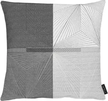 АПЕЛЬТ декоративная подушка "Тобия" APELT 45х45 см, серый/черный/белый