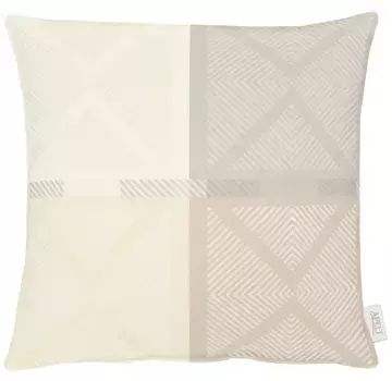 АПЕЛЬТ декоративная подушка "ВЕРОНА2", чехол без наполнения, 1 шт APELT 49х49 см, цвет natur + gemustert