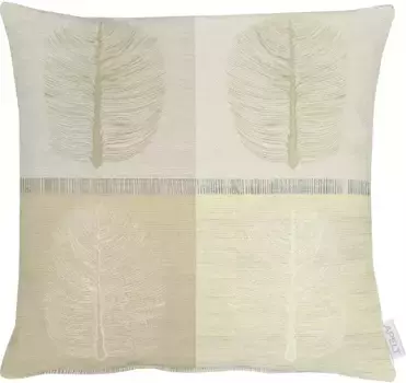 АПЕЛЬТ декоративная подушка "Вито", из жаккардовой ткани, чехол без наполнителя, 1 шт APELT 46х46 см, цвет natur + gemustert