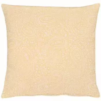APELT декоративная подушка "7907 Uni Paisley", чехол с наполнителем, 1 шт 48х48 см, цвет apricot + unifarben