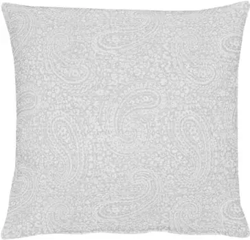 APELT декоративная подушка "7907 Uni Paisley", чехол с наполнителем, 1 шт 48х48 см, серый
