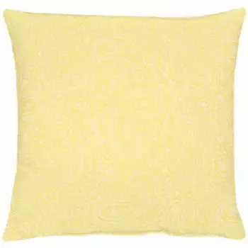 APELT декоративная подушка "7907 Uni Paisley", чехол с наполнителем, 1 шт 48х48 см, цвет gelb + unifarben