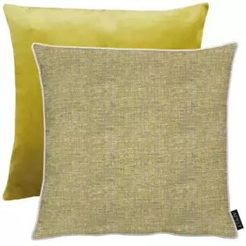 APELT декоративная подушка "Алессио", двусторонний чехол с наполнителем, 1 шт 65х65 см, зеленый