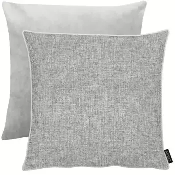 APELT декоративная подушка "Алессио", двусторонний чехол с наполнителем, 1 шт 40х60 см, серый