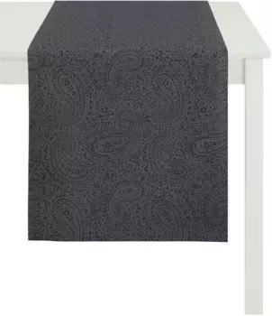 APELT дорожка "7907, Plain Paisley, Jacquard", (1 шт.), с изящным узором пейсли 48х140 см, цвет anthrazit