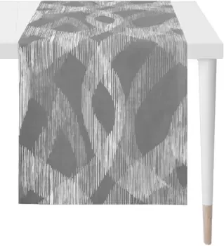 APELT дорожка для стола "1600 LOFT STYLE", (1 шт.), цифровая печать 48х140 см, темно-серый/светло-серый/белый