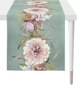 APELT дорожка для стола "1606 AUTUMN TIME, осеннее украшение, осень ", (1 шт.), цифровая печать 48х140 см, цвет grn/natur/bunt