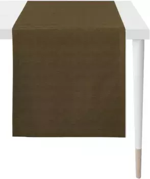 APELT дорожка для стола "2701 LOFT STYLE, гладкая ", (1 шт.) 44х140 см, цвет schlamm/taupe