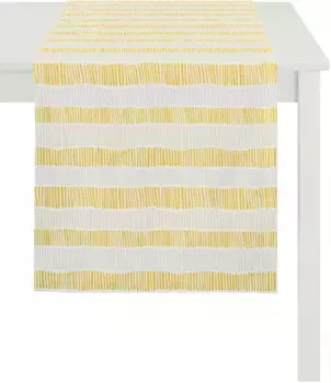 APELT дорожка для стола "3949 OUTDOOR, летнее украшение, лето ", (1 шт.) 48х140 см, цвет wei/gelb