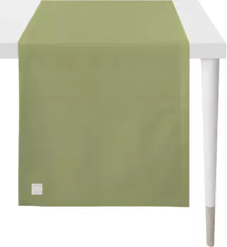 APELT дорожка для стола "3959 Outdoor, летнее украшение, лето ", (1 шт.), Панама 46х140 см, темно-зеленый