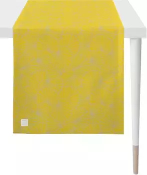 APELT дорожка для стола "3961 Outdoor, летнее украшение, лето ", (1 шт.), жаккардовая ткань 46х135 см, цвет gelb