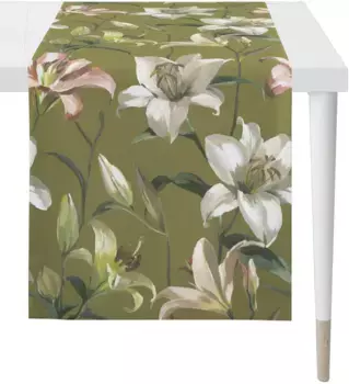 APELT дорожка для стола "5602 SUMMERTIME, летнее украшение, лето ", (1 шт.), цифровая печать 48х140 см, цвет grn/natur