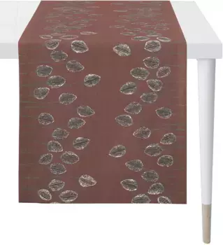 APELT дорожка для стола "5701 AUTUMN TIME, осеннее украшение, осень ", (1 шт.), жаккардовая ткань 48х140 см, цвет orange