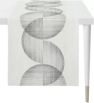 APELT дорожка для стола "5702 AUTUMN TIME, осеннее украшение, осень ", (1 шт.), жаккардовая ткань 48х140 см, лиловый