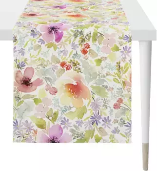 APELT дорожка для стола "6511 SUMMERTIME, летнее украшение, лето ", (1 шт.), цифровая печать 48х140 см, красный