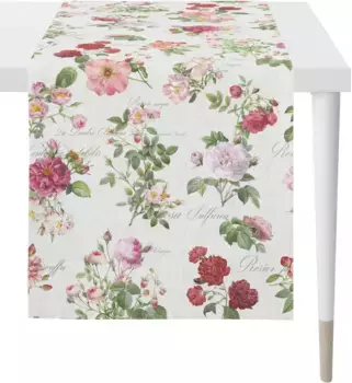 APELT дорожка для стола "6527 SUMMERTIME, летнее украшение, лето ", (1 шт.), цифровая печать 48х140 см, красный