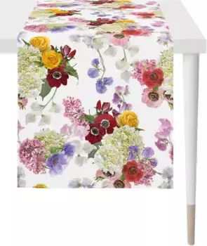 APELT дорожка для стола "7183 SUMMER GARDEN, летнее украшение, лето ", (1 шт.), цифровая печать 48х140 см, цвет bunt