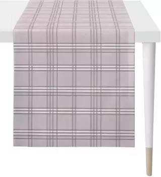 APELT дорожка для стола "9538 CHALET STYLE", (1 шт.), цифровая печать 48х140 см, лиловый/серый/белый