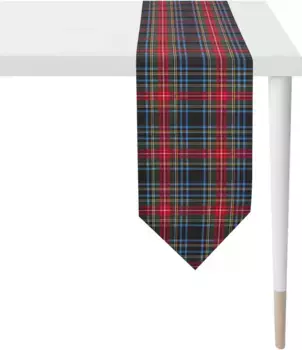 APELT дорожка для стола "9539 WINTER WORLD, Рождественское украшение, Рождество ", (1 шт.), цифровая печать 25х175 см, цвет rot/blau