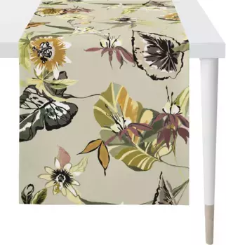 APELT дорожка для стола "Ibiza, SUMMERTIME, летнее украшение, лето ", (1 шт.), цифровая печать 48х140 см, цвет natur/beige